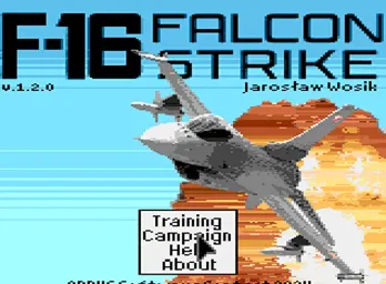 F-16 Falcon Strike Atari XL/XE