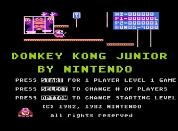 Donkey Kong Junior – Atari XL/XE
