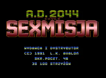 A.D. 2044 (SEKSMISJA) – Atari XL/XE