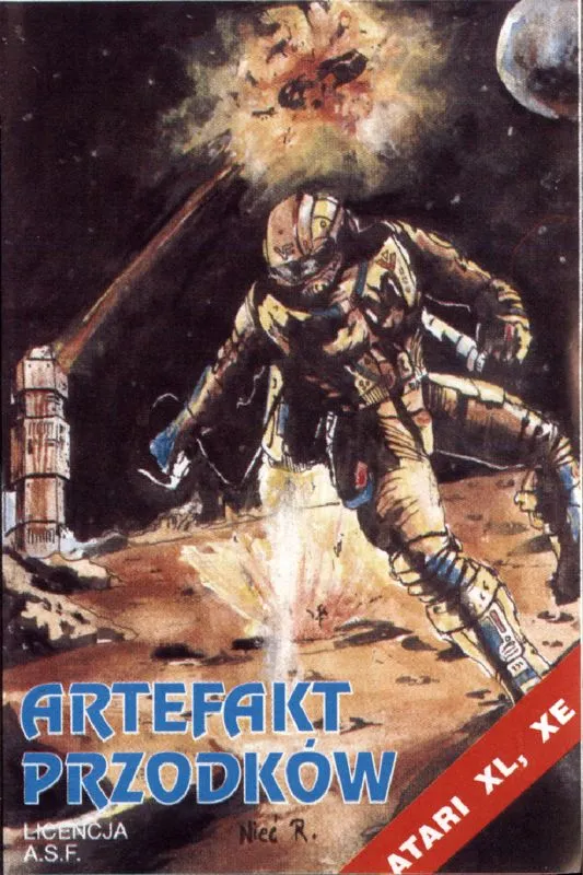 Oryginalna okładka Artefakt Przodków – Atari XL/XE