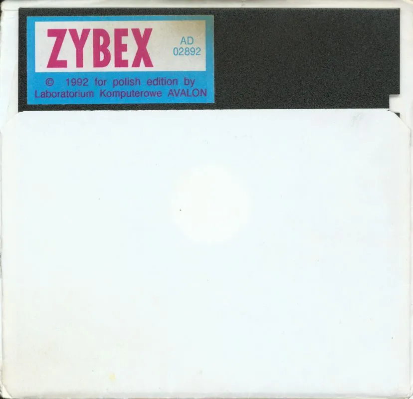 Oryginalna okładka Zybex – Atari XL/XE